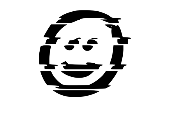 Glitch Smilie Emoji Face 2