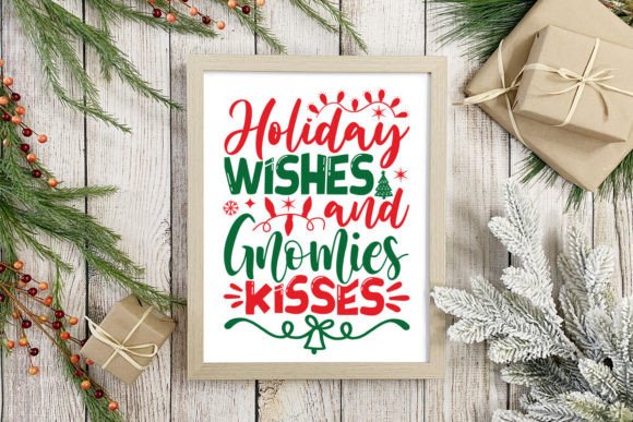 Holiday Wishes and Gnomies Kisses