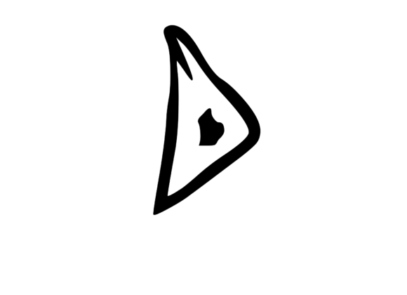 Rough Urban Zine Skater Mono Letter D